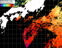 NOAA人工衛星画像:黒潮域, パス=20250911 10:35 UTC