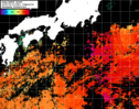 NOAA人工衛星画像:黒潮域, 1日合成画像(2025/09/12UTC)