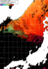 NOAA人工衛星画像:日本海, 1日合成画像(2025/09/12UTC)