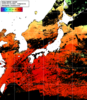 NOAA人工衛星画像:日本全域, 1日合成画像(2025/09/15UTC)