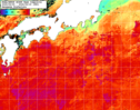 NOAA人工衛星画像:黒潮域, 1週間合成画像(2025/09/09～2025/09/15UTC)