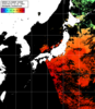 NOAA人工衛星画像:日本全域, パス=20250916 10:32 UTC