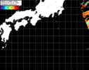 NOAA人工衛星画像:黒潮域, パス=20250918 09:53 UTC