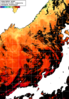 NOAA人工衛星画像:日本海, 1日合成画像(2025/09/21UTC)