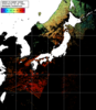 NOAA人工衛星画像:日本全域, パス=20250922 00:29 UTC
