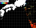NOAA人工衛星画像:黒潮域, パス=20250922 10:09 UTC