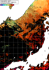 NOAA人工衛星画像:日本海, 1日合成画像(2025/09/22UTC)