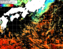 NOAA人工衛星画像:黒潮域, 1日合成画像(2025/09/23UTC)