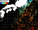 NOAA人工衛星画像:黒潮域, パス=20250923 23:48 UTC