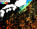 NOAA人工衛星画像:黒潮域, 1日合成画像(2025/09/24UTC)