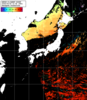 NOAA人工衛星画像:日本全域, パス=20250925 10:46 UTC