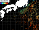NOAA人工衛星画像:黒潮域, パス=20250924 23:27 UTC