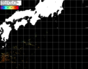 NOAA人工衛星画像:黒潮域, パス=20250925 01:08 UTC