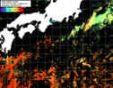 NOAA人工衛星画像:黒潮域, 1日合成画像(2025/09/25UTC)