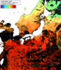 NOAA人工衛星画像:日本全域, 1日合成画像(2025/09/26UTC)