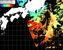 NOAA人工衛星画像:黒潮域, パス=20250926 10:26 UTC