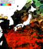 NOAA人工衛星画像:日本全域, 1日合成画像(2025/09/28UTC)