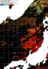 NOAA人工衛星画像:日本海, 1日合成画像(2025/09/28UTC)