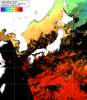 NOAA人工衛星画像:日本全域, 1日合成画像(2025/09/29UTC)