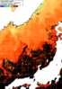 NOAA人工衛星画像:日本海, 1日合成画像(2025/09/29UTC)