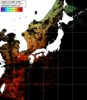 NOAA人工衛星画像:日本全域, パス=20251001 00:43 UTC