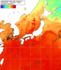 NOAA人工衛星画像:日本全域, 1週間合成画像(2025/09/25～2025/10/01UTC)