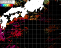 NOAA人工衛星画像:黒潮域, パス=20251002 00:22 UTC