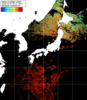NOAA人工衛星画像:日本全域, パス=20251003 00:01 UTC