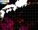 NOAA人工衛星画像:黒潮域, パス=20251003 00:01 UTC