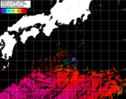 NOAA人工衛星画像:黒潮域, パス=20251003 11:20 UTC