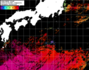 NOAA人工衛星画像:黒潮域, 1日合成画像(2025/10/03UTC)