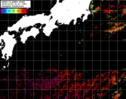 NOAA人工衛星画像:黒潮域, パス=20251003 23:41 UTC