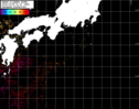 NOAA人工衛星画像:黒潮域, パス=20251005 01:01 UTC