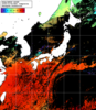 NOAA人工衛星画像:日本全域, 1日合成画像(2025/10/06UTC)