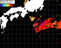 NOAA人工衛星画像:黒潮域, パス=20251006 10:20 UTC