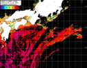 NOAA人工衛星画像:黒潮域, パス=20251006 11:59 UTC