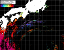 NOAA人工衛星画像:黒潮域, パス=20251007 11:39 UTC