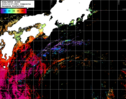 NOAA人工衛星画像:黒潮域, 1日合成画像(2025/10/07UTC)