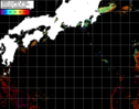 NOAA人工衛星画像:黒潮域, パス=20251007 23:59 UTC