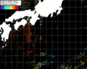 NOAA人工衛星画像:黒潮域, パス=20251008 23:38 UTC