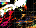 NOAA人工衛星画像:黒潮域, 1日合成画像(2025/10/09UTC)