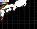 NOAA人工衛星画像:黒潮域, パス=20251010 00:58 UTC