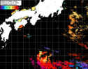 NOAA人工衛星画像:黒潮域, パス=20251010 10:37 UTC