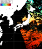 NOAA人工衛星画像:日本全域, パス=20251015 10:34 UTC