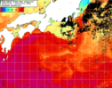 NOAA人工衛星画像:黒潮域, 1週間合成画像(2025/10/09～2025/10/15UTC)
