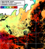 NOAA人工衛星画像:神奈川県近海, 1日合成画像(2025/10/17UTC)