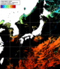 NOAA人工衛星画像:日本全域, 1日合成画像(2025/10/20UTC)