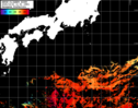 NOAA人工衛星画像:黒潮域, パス=20251021 11:51 UTC