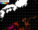 NOAA人工衛星画像:黒潮域, パス=20251022 00:11 UTC