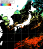 NOAA人工衛星画像:日本全域, 1日合成画像(2025/10/23UTC)